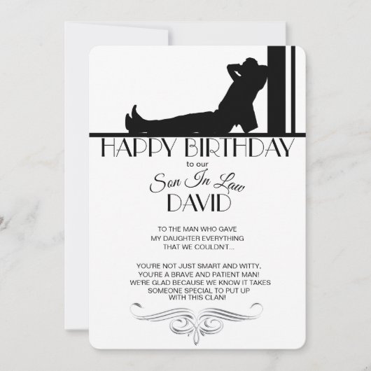 Zoon-in-law-dagkaart (Voorkant)