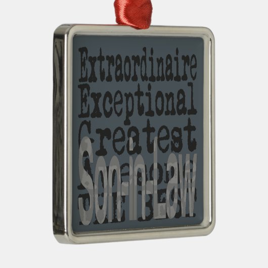 Zoon in Law Extraordinaire Metalen Ornament (Rechts)