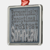 Zoon in Law Extraordinaire Metalen Ornament (Links)