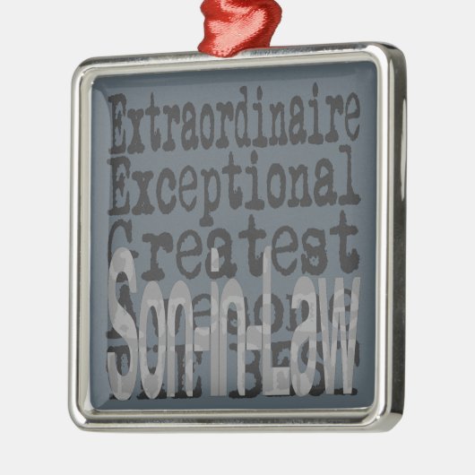 Zoon in Law Extraordinaire Metalen Ornament (Links)