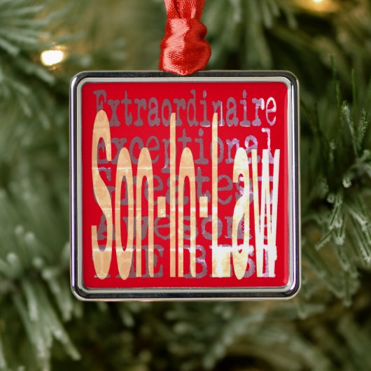 Zoon in Law Extraordinaire Metalen Ornament (Boom)