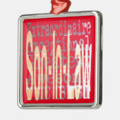 Zoon in Law Extraordinaire Metalen Ornament (Links)