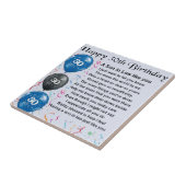 Zoon in Law Poem - 30th Birthday Tegeltje (Zijkant)