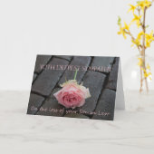 Zoon in rechte Sympathische kaart met Rozen (Gele Bloem)