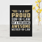 Zoon in rechte vader in de rechtszaal kaart (Gele Bloem)