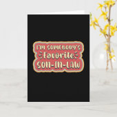 Zoon in rechte vader in rechtszaak, advocaat proud kaart (Gele Bloem)