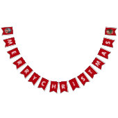 Zoon Kerstfeest | Rode foto Vlaggetjes (Alle)