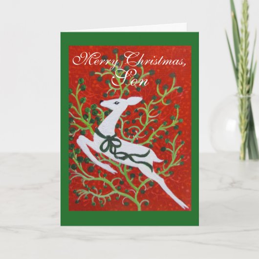 Zoon, Kerstkaart Feestdagen Kaart (Voorkant)