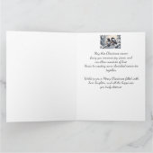 Zoon Kerstwensen & Liefde Chickadee Vogel Kaart (Binnen)