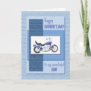 Zoon, motorfiets Vaderdag Kaart