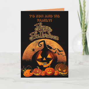ZOON N FAMILIE HALLOWEEN KAART