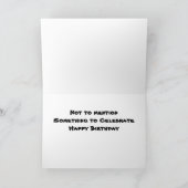 ZOON OF SCHOONZOON IETS OM OVER VERJAARDAG TE MOEI KAART (Binnen)