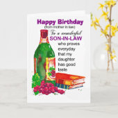 zoon rechtjarig kaart (Gele Bloem)