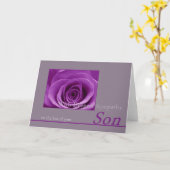 Zoon Sympathikaart met Rozen Kaart (Gele Bloem)