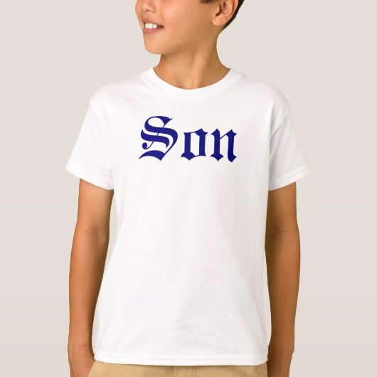 zoon t-shirt (Voorkant)