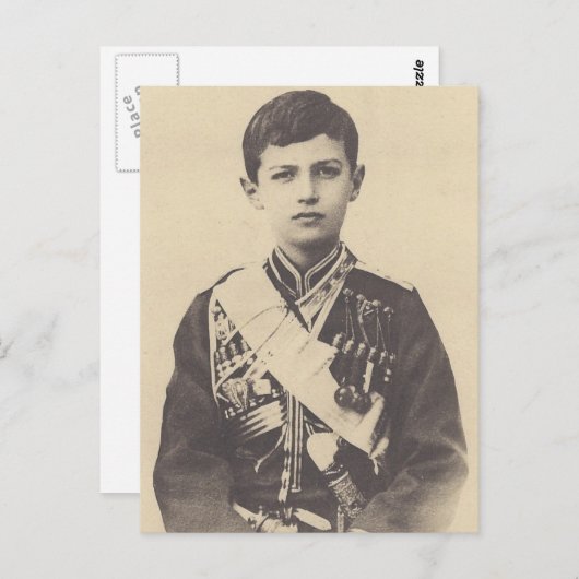 Zoon tsaar - ALEXIS ROMANOV van Rusland #085 Briefkaart (Voorkant / Achterkant)