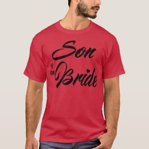 Zoon Van Bruid Huwelijk Partij Overeenkomstig Brui T-shirt