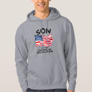 Zoon van de Amerikaanse Revolutie SAR Amerikaanse Hoodie