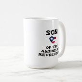 Zoon van de Amerikaanse Revolutie USA Star Eagle D Koffiemok (Voorkant rechts)