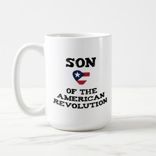 Zoon van de Amerikaanse Revolutie USA Star Eagle D Koffiemok (Links)