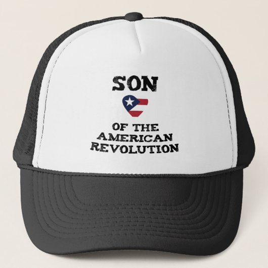 Zoon van de Amerikaanse Revolutie USA Star Eagle D Trucker Pet (Voorkant)