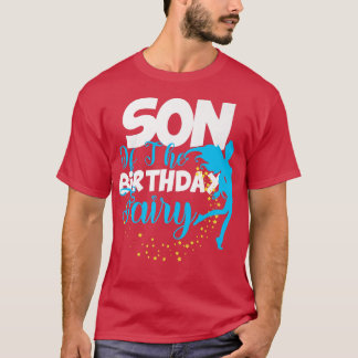 Zoon van de Birthday Fairy Fantasy Birthday Squad T-shirt