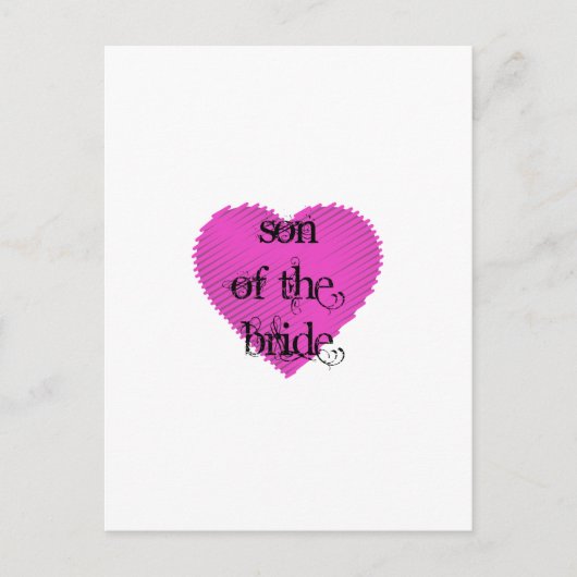 Zoon van de Bride Briefkaart (Voorkant)