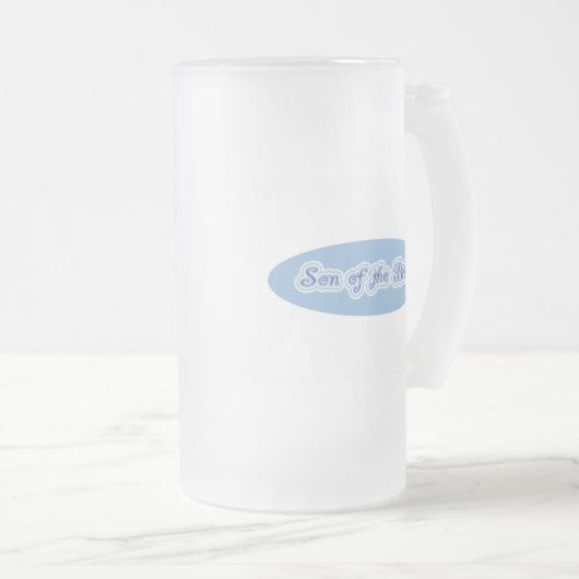 Zoon van de Bride Matglas Bierpul (Voorkant rechts)