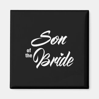 Zoon van de bruid huwelijksfeest matching bruids p magneet