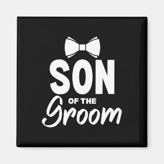 Zoon van de bruidegom bruiloftsfeest familie kostu magneet