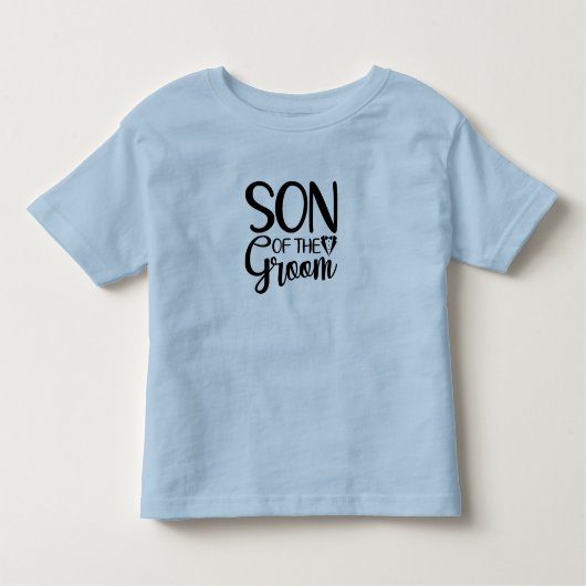 Zoon van de bruidegom kinder shirts (Voorkant)