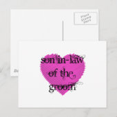 Zoon van de Groom Briefkaart (Voorkant / Achterkant)