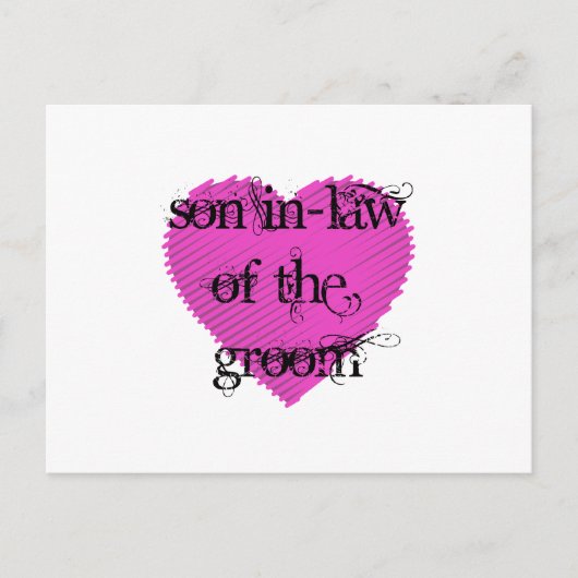 Zoon van de Groom Briefkaart (Voorkant)