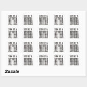 Zoon van een Mutha Vierkante Sticker (Vel)