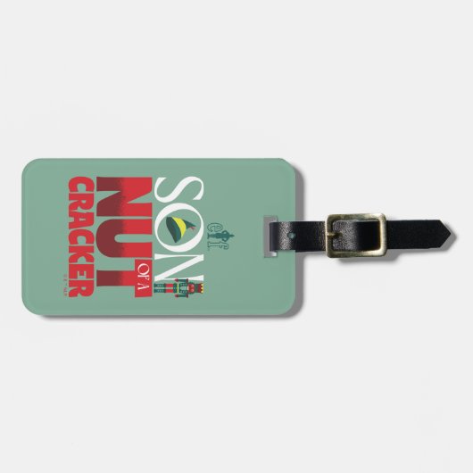 Zoon van een notenkraker bagagelabel (Voorkant horizontaal)