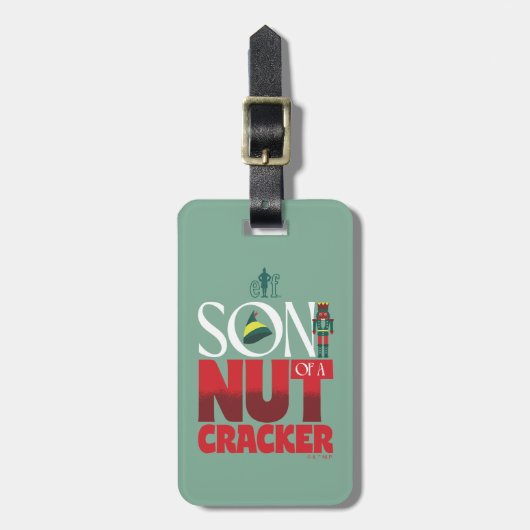 Zoon van een notenkraker bagagelabel (Voorkant verticaal)