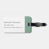 Zoon van een notenkraker bagagelabel (Achterkant horizontaal)