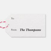 Zoon van een notenkraker cadeaulabel (Achterkant Horizontaal)