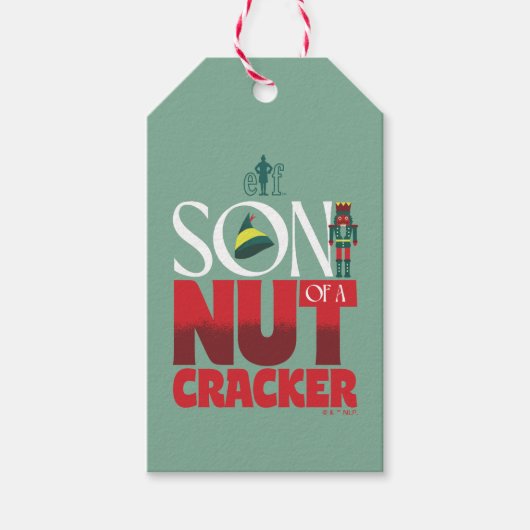 Zoon van een notenkraker cadeaulabel (Voorkant)
