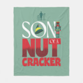 Zoon van een notenkraker fleece deken (Voorkant)