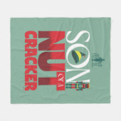 Zoon van een notenkraker fleece deken (Voorkant (Horizontaal))