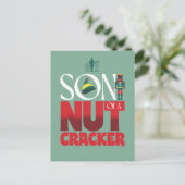 Zoon van een Notenkraker Grafisch Feestdagenkaart (Staand voorkant)