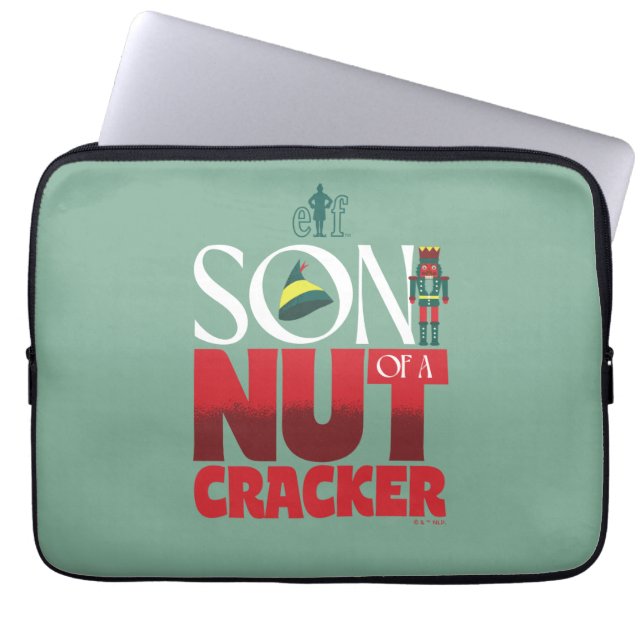 Zoon van een notenkraker laptop sleeve (Voorkant)