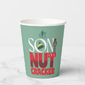 Zoon van een notenkraker papieren bekers (Achterkant)