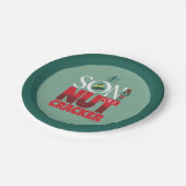 Zoon van een notenkraker papieren bordje (Gekanteld)