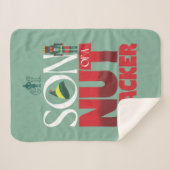 Zoon van een notenkraker sherpa deken (Voorkant (horizontaal))