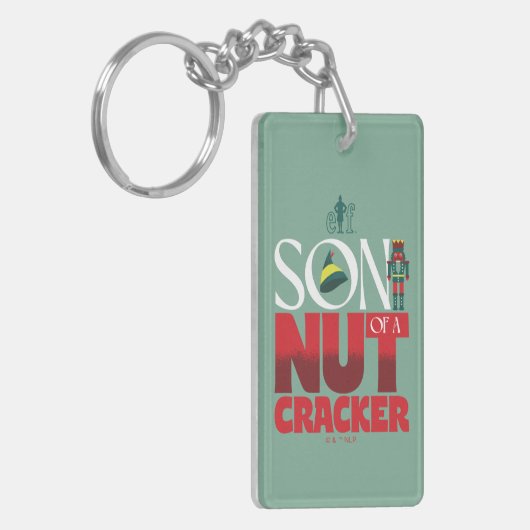 Zoon van een notenkraker sleutelhanger (Voorkant Links)