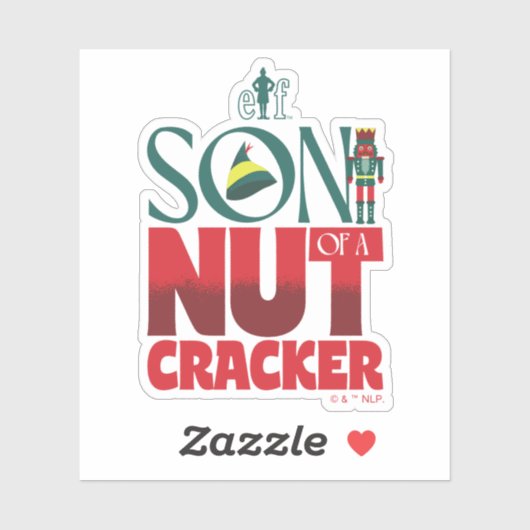 Zoon van een notenkraker sticker (Vel)