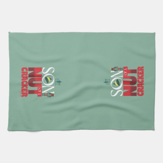 Zoon van een notenkraker theedoek (Horizontaal)