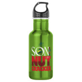 Zoon van een notenkraker waterfles  (Voorkant)